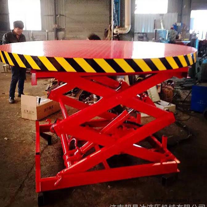 专业维修固定剪叉式平台 固定式升降舞台 电动液压旋转式舞台升降机图4