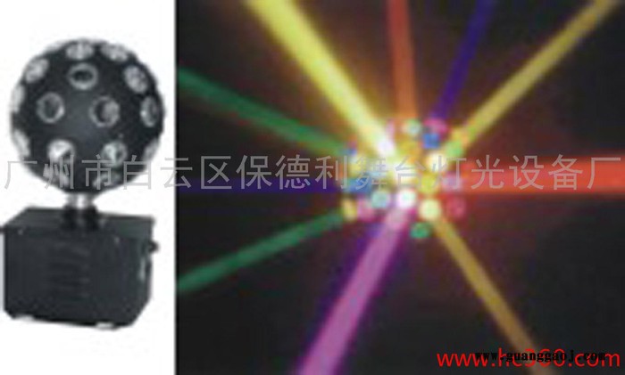 供应保德利 3057迷你么球 电脑摇头灯 舞台灯光  230W光束 LED摇头灯 大功率LED帕灯  音响灯光  LED图1