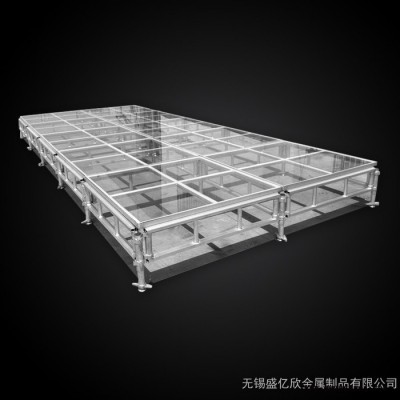 铝合金升降舞台**移动升降拼装T台批发大型户外演出活动舞台架T型玻璃舞台可折叠舞台RD201907
