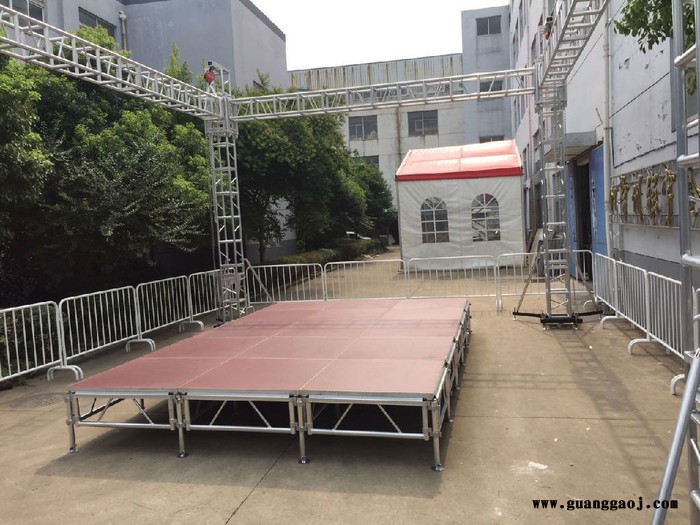 强宇国标6061-T6标准航空铝：铝合金拼装舞台折叠舞台升降舞台全国发货图5