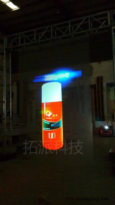 全息膜 投影透明膜广告投影膜互动全息膜 橱窗膜背投幕全息膜图2