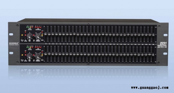 圣保罗(soundpaul)均衡器 2231专业级带压限双通道31段支持oem
