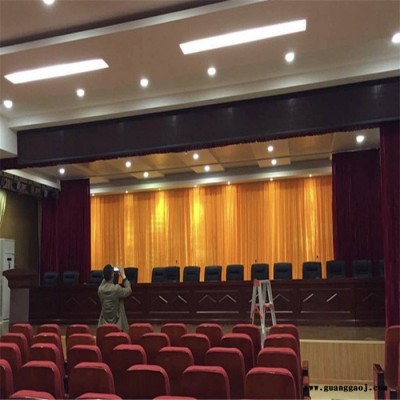 长沙市背景会议十面旗湖南党代会背景舞台幕布定做