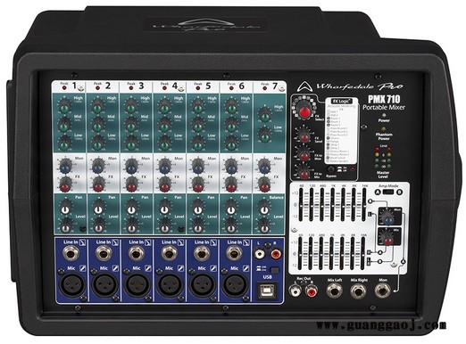 豪 Wharfedale PMX 710 带功放调音台_生产厂家图1