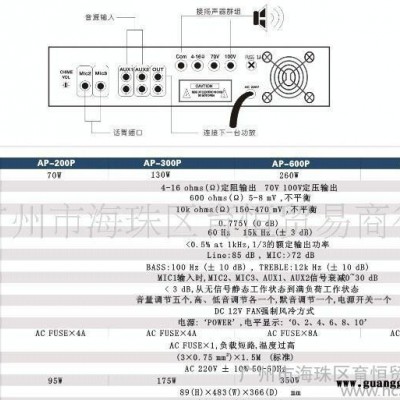 组合音响 广播功放 广州音响功放厂 舞台音响功放 ktv音响功放
