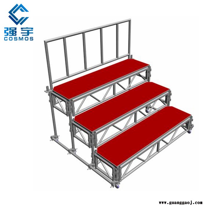 云南加特厂家演出合唱台 可移动可折叠合唱台 剧院合唱学校合影台 铝合金桁架 航架  行家图3