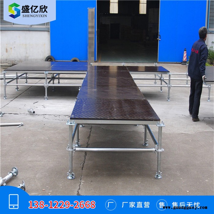 枣阳钢铁折叠舞台 京山拼装活动舞台 沙洋车展舞台活动舞台批发LW202004图4