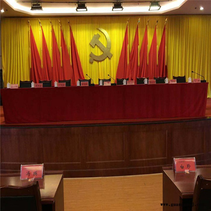 湖南礼堂幕布礼堂舞台幕布长沙市礼堂电动舞台幕布图3