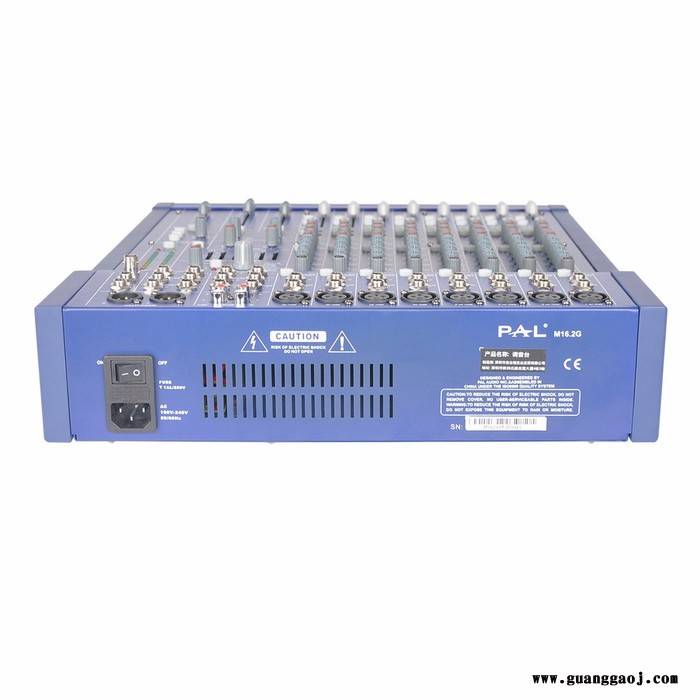 供应PAL品牌 M16.2G 8路中等调音台 带数字效果器 带EQ均衡图4