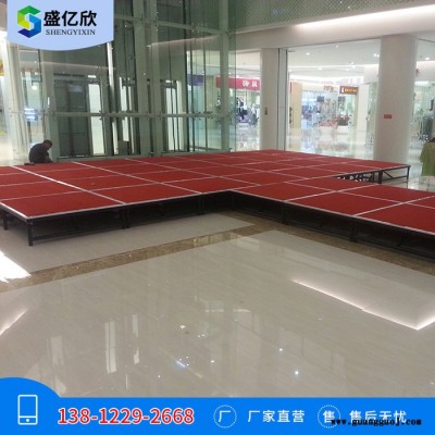 阳江沛县展览舞台酒店活动舞台 韶关舞台灯光架 折叠舞台活动舞台批发RD 折叠舞台桁架婚庆T台