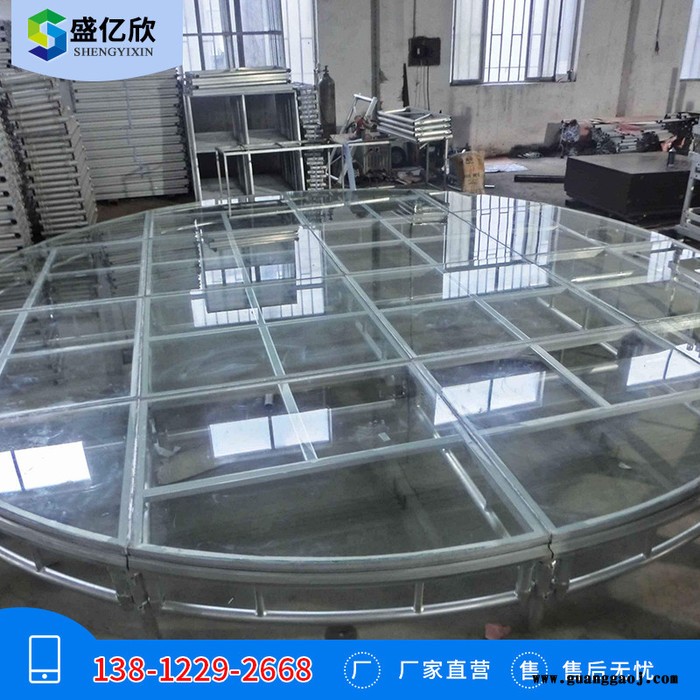 定西铝合金玻璃舞台 儋州T型玻璃舞台 东方婚庆玻璃舞台 定安拼装玻璃舞台LW图3