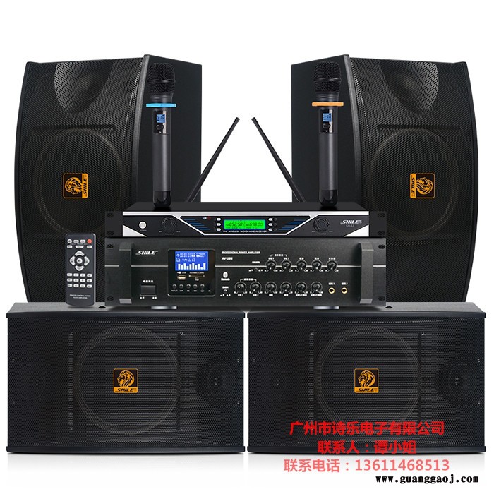 狮乐 会议室组合套装工程音箱S62 (纯后级功放) + BM10 （音箱）+ SH-12 U段无线麦克风 + 天琴六号图4
