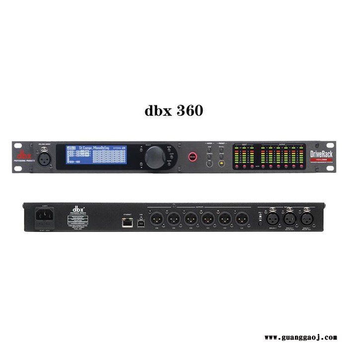 DBX VENU360专业反馈抑制器分频器数字音频处理器DBX数字音频处理器厂家图4