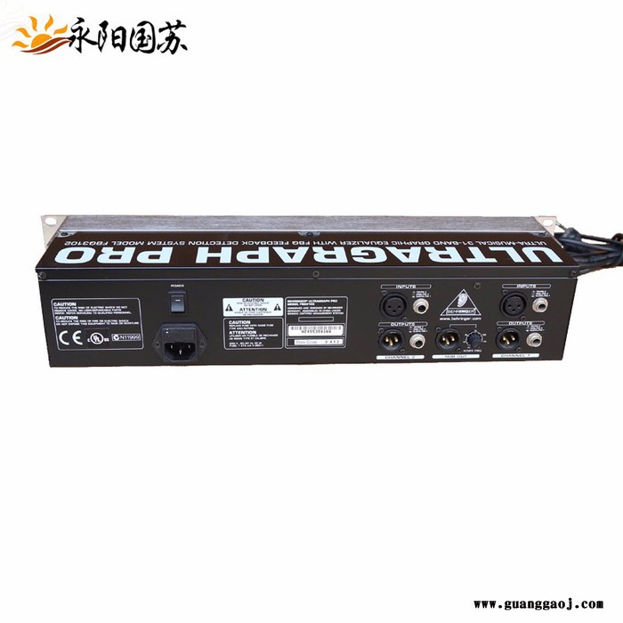 BEHRINGER/百灵达 FBQ3102专业双31段立体声图示均衡器带反馈图3