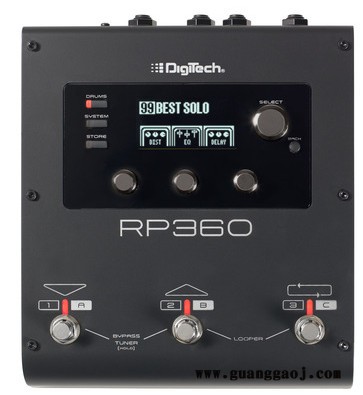 长期供应Digitech RP360 配有USB接口的吉他多效处理器图3