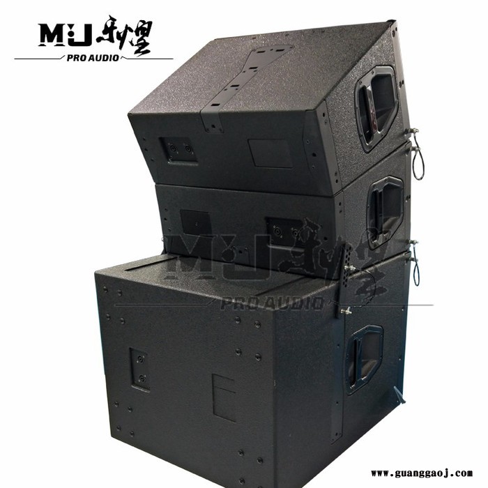 MJ/乐煌Q1 线阵音箱(2+1)双10寸 线阵音响演出会议舞台音箱设备大功率音响婚庆演出专业舞台音响套装图2