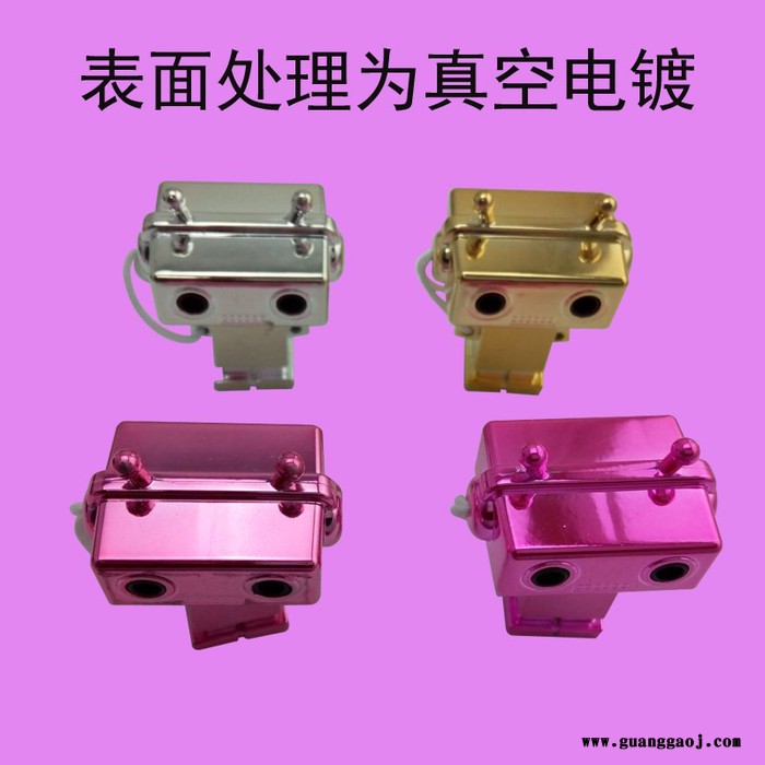 机器人3.5一分二音乐分享器 情侣耳机分线器 机器人hub电子礼品促销图2