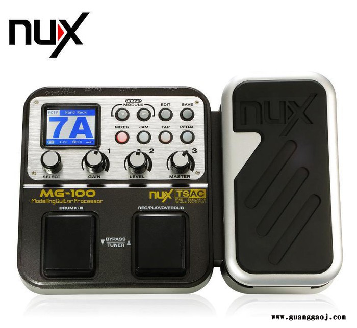 NUX  MG-100吉他数字合成效果器 吉他效果器图2