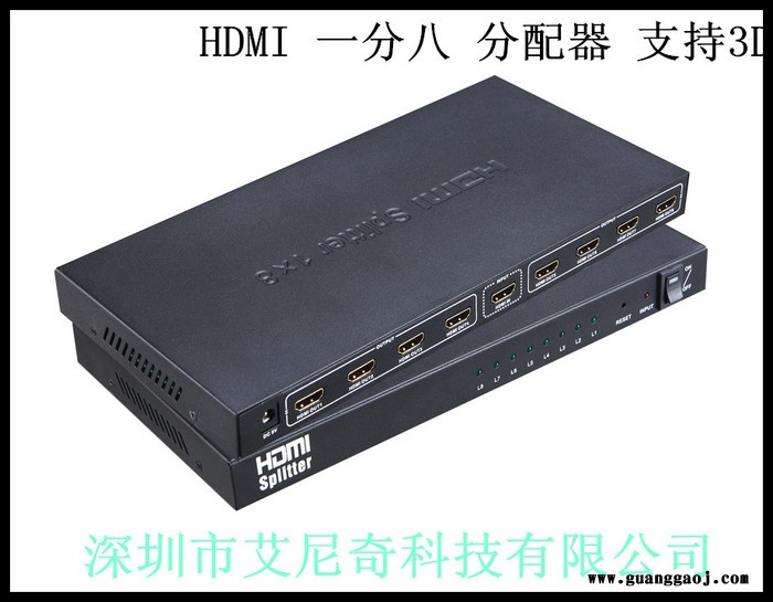 供应工厂供应anykee艾尼奇一分八 分配器 1*8分频器图2