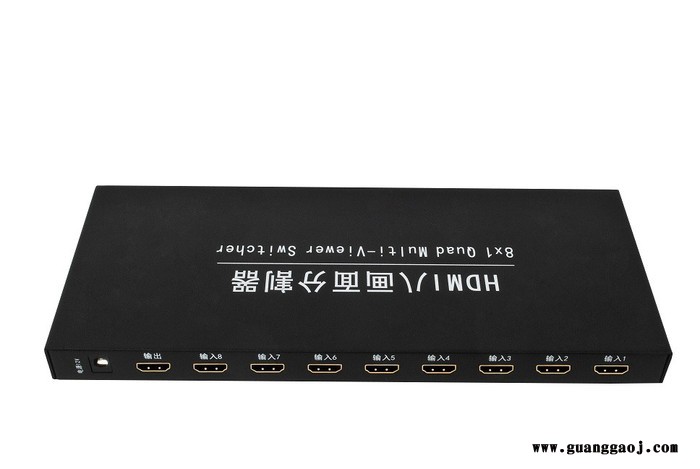 萧何HDMI分屏器八进一出dnf地下城搬砖无缝切换器8开画面分割器/HDMI分屏器四进一出dnf地下城分割器8x1画面无图4