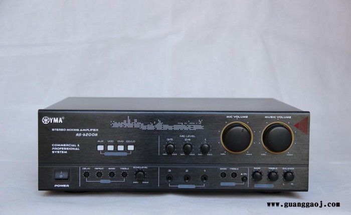 AS-6200A 专业舞台大功率功放机/卡包音箱KTV功放/图2