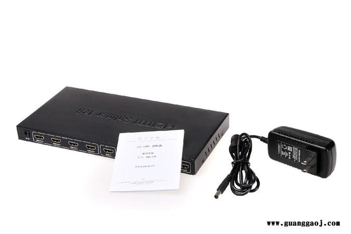**HDMI分配器一进八出 1分8分屏器 电视机卖场专用分频器 高清信号放大器 8口视频分支器 支持3D 1080P图5