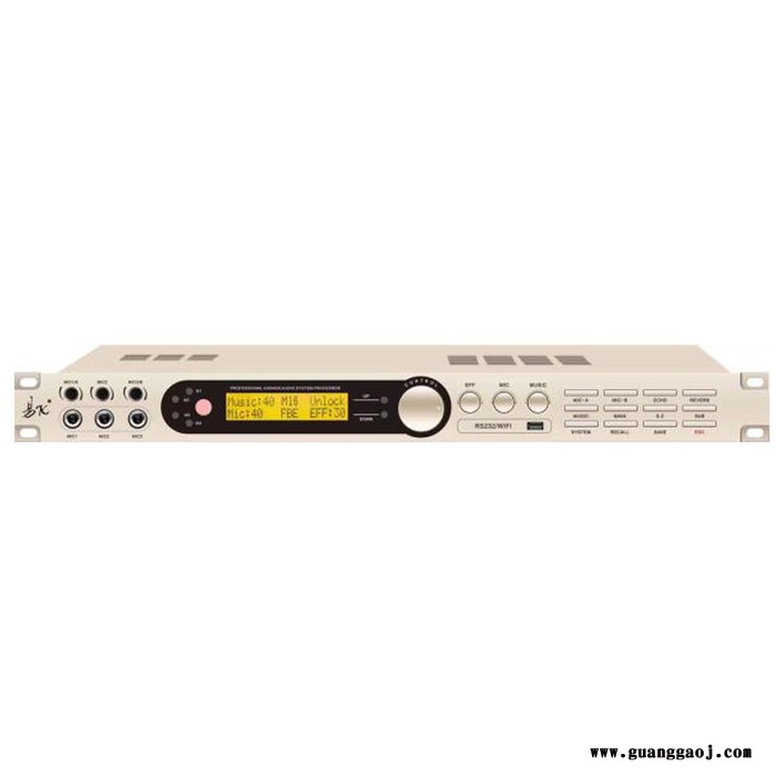 供应易开 易K EK-580 专业DSP KTV 数字前级效果器 前置1图3