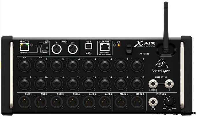 BEHRINGER百灵达XR18数字调音台4效果器可自动混音多轨录音