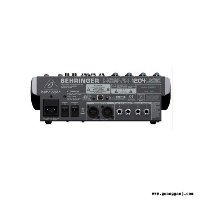 BEHRINGER/百灵达8路调音台1204USB超低噪音 效果器