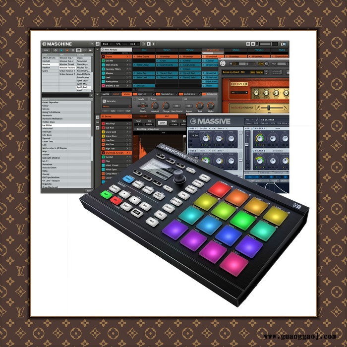 一年包换 NI Maschine Mikro MK2效果器图2