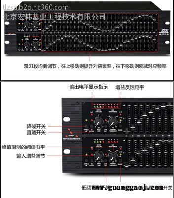 DBX 2231双31段图示均衡器专业舞台音响均衡器防啸叫处理器效果器DBX均衡器厂家批发图7