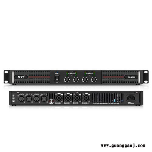 NFZY-DX4500-定阻四通道功放机-专业舞台演出多功能厅数字放大器图3