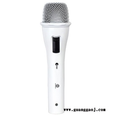 E868II-S 白色麦克风 有线话筒舞台家用KTV功放会议演讲带线麦克风