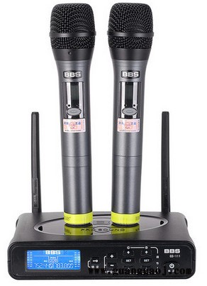 **供应BBS BS-T6 一拖二无线手持话筒图2