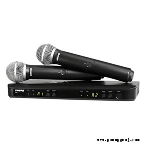 舒尔 SHURE BLX288/PG58 无线话筒   适用：领唱、伴唱、舞台演...