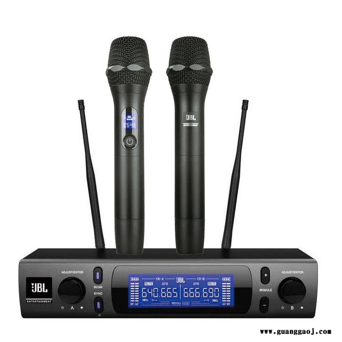 JBL VM300专业无线一拖二KTV家用娱乐无线麦克风会议演出U段话筒厂家批发 JBL无线话筒麦克厂家图3