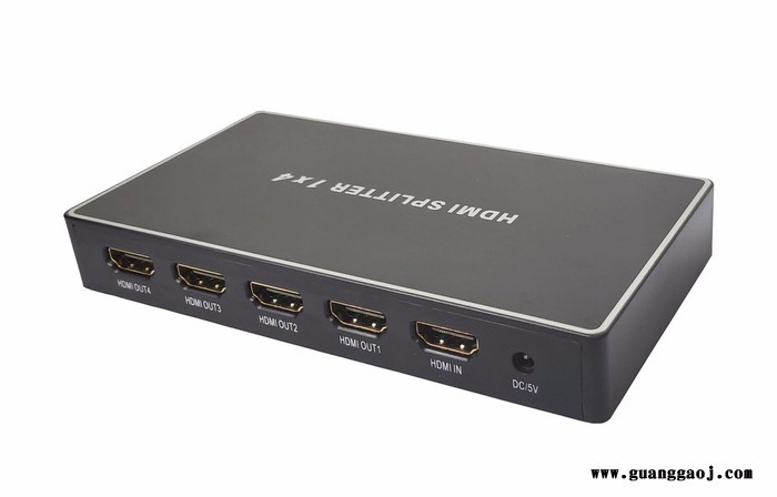 萧何XH0401-F 分配器一分四hdmi分配器一分四1进4出 4K 高清电脑视频分频器一进四出**图3