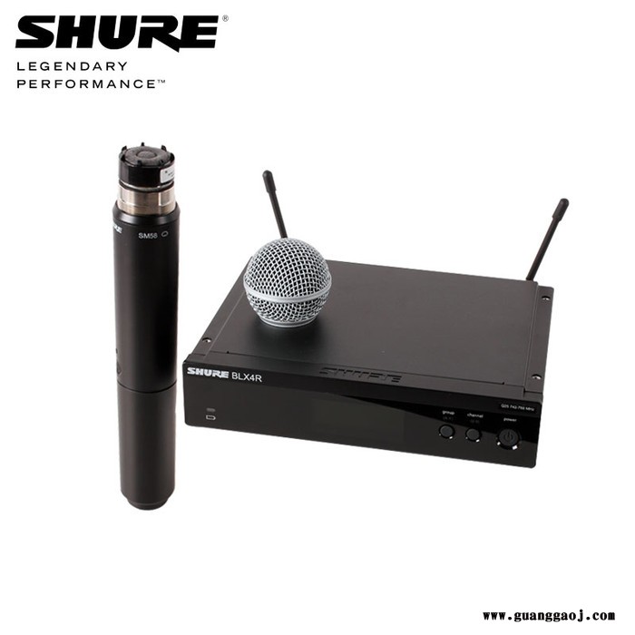 Shure/舒尔 BLX24R/SM58 BLX24R/BETA58A专业演出会议无线手持话筒麦克风半机架式图5