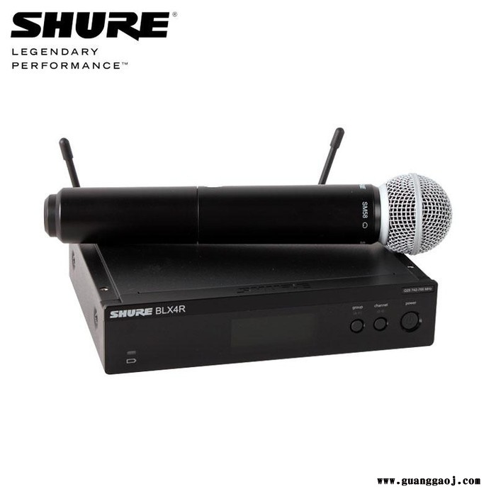 Shure/舒尔 BLX24R/SM58 BLX24R/BETA58A专业演出会议无线手持话筒麦克风半机架式图3