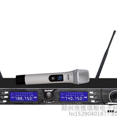 海天电子（HTDZ) HT-68D专业无线手持话筒会议室KTV专用话筒 河南代理 V段可调频话筒