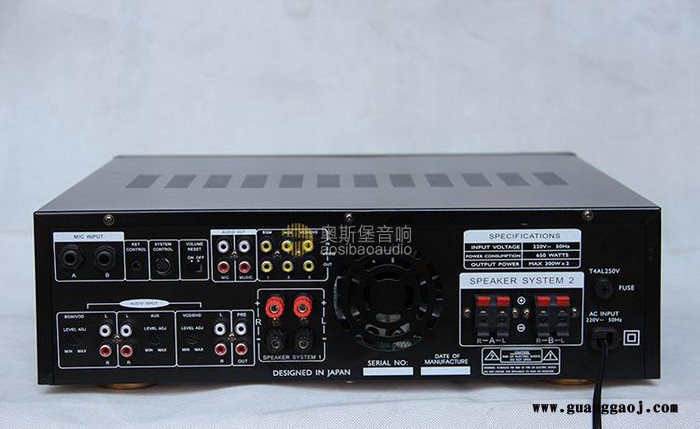 JAK DJ J7 支持变调带遥控 超大功率舞台功放机/卡包图3