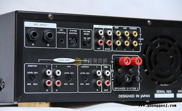 JAK DJ980 支持变调带遥控 超大功率舞台功放机/卡包图2