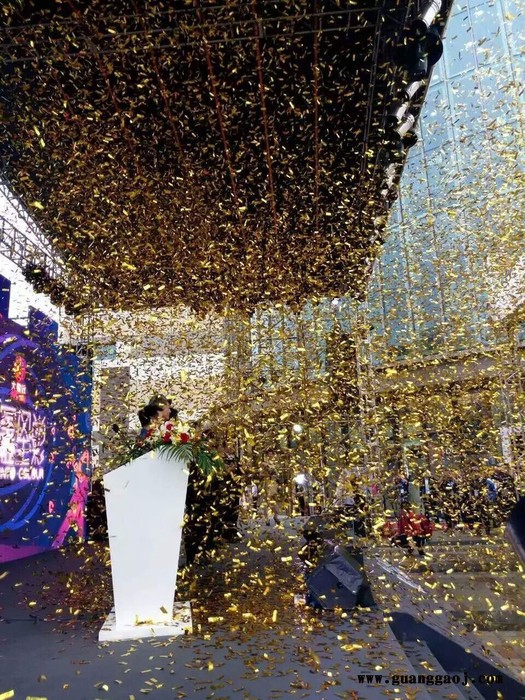 广州中奥供应各种型号舞台设备彩虹机，彩纸机，舞台金球制作出租