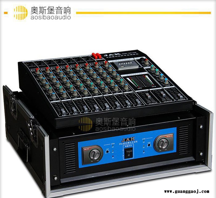 JAK杰克2011调音台后级组合超大功率舞台功放机/卡包箱专图2