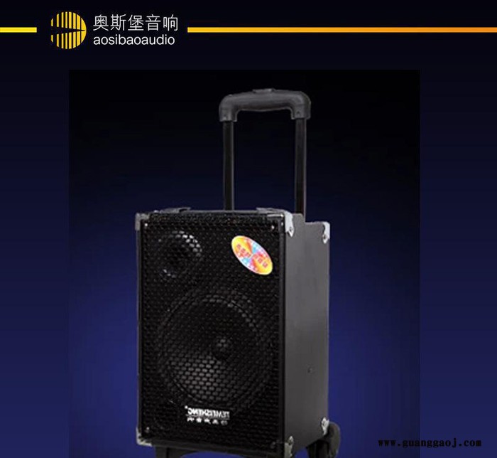 Q10 大功率电瓶拉杆音箱 便携式移动户外音响 无线话筒广场图2