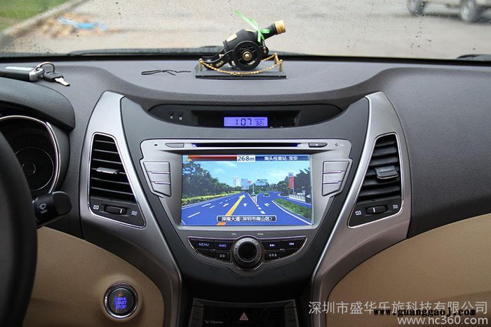 供应乐旅现代朗动专车专用车载DVD导航厂家一体机/GPS导航仪图3