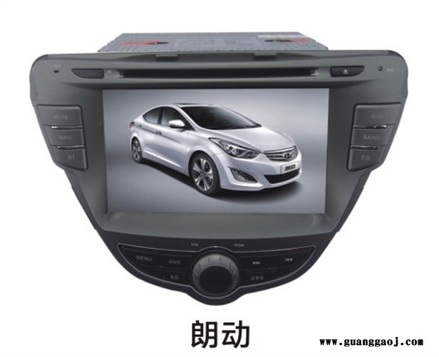 供应乐旅现代朗动专车专用车载DVD导航厂家一体机/GPS导航仪图1