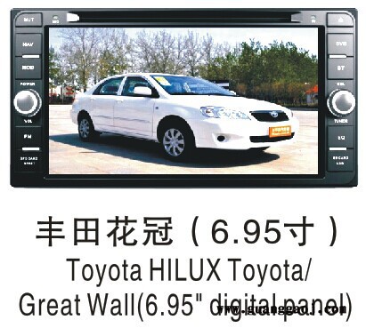 GPS导航 丰田2011款雅力士 花冠dvd导航一体机高清数字屏1080P图2