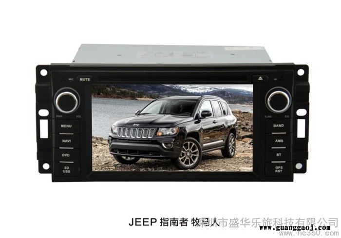 供应乐旅JEEP吉普指南者牧马人自由客车载DVD导航厂家一体机/GPS导航仪图1