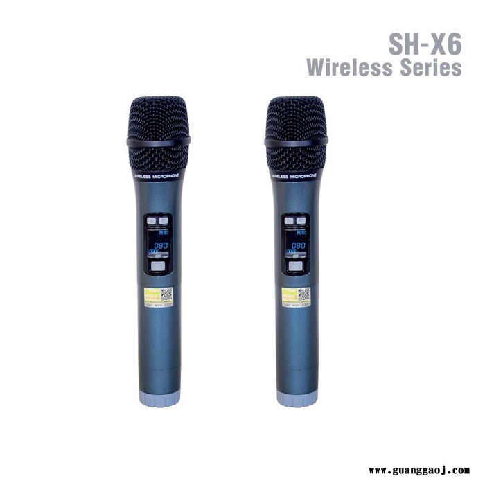 声活麦克风SH-X6 插卡麦克风 声活电子产品 专业无线系统 KTV无线话筒专业音频系统 麦克风生产厂家 OEM图3